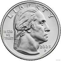 США 25 центов, 2025 P Ида Белл Уэллс UNC
