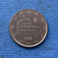 Италия 5 евроцентов 2022