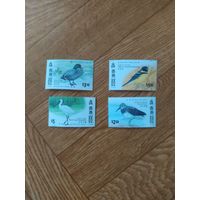 Гонконг серия марок 1997г. Птицы.