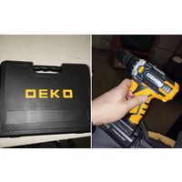Дрель-шуруповерт DEKO DKCD16FU (кейс, 2 АКБ)