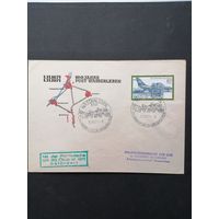 ГДР 1971 КПД посвященный 100-летию почты в городе Вассерлебен с маркой из серии "День филателиста" (спецгашение города Вассерлебен) Mi.1703