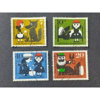 Германия 1960. Благотворительные почтовые марки - Красная Шапочка. Полная серия