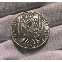 100 крон 1949 год 70 лет со дня рождения Иосифа Сталина. Отличное коллекционное состояние!