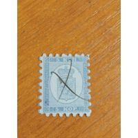 1860 Россия Великое княжество Финляндское зубцовка А герб (5-8)