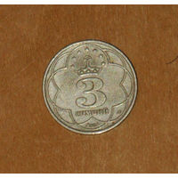 Таджикистан 3 сомони 2001 XF