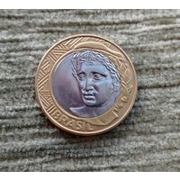 Werty71 Бразилия 1 реал 2008 Биметалл