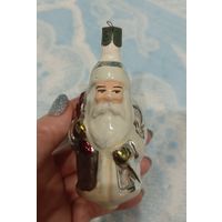 Елочные игрушки, стекло, дед мороз