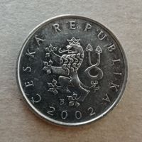 Чехия 1 крона 2002 год, KM# 7 ю
