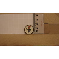 Значок "Гном с молотком"