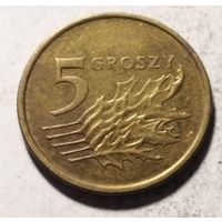 Польша 5 грош 2007