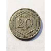 Италия 20 сентизим 1918