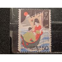 Япония 1999. Корабль сокровищ. Mi-1,4 евро гаш.