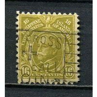 Американские колонии - Филиппины - 1917/1931 - Адмирал Вильям Томас Сампсон 16С - [Mi.281Ab] - 1 марка. Гашеная.  (Лот 10Js)-T25P1