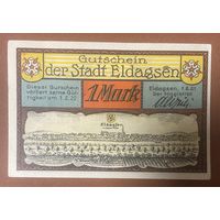 Нотгельд 1 марка 1921 год. Эльдагсен Веймарская республика