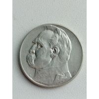 Монета 5 злотых 1934 года.