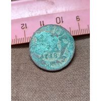 Распродажа. Деньга 1738г, без вмешательства. Старт с 1 рубля.