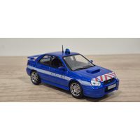 Subaru Impreza. Полиция Франции. Полицейские машины мира