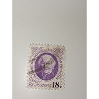 США 1974 Элизабет Блэквелл (1821–1910) - первая женщина в США, получившая степень доктора медицины в 1849 году.