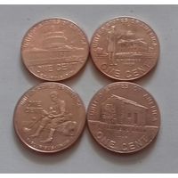 1 цент США 2009 D, комплект