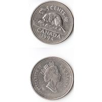 5 центов Канада 1994 года