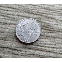 Werty71 Финляндия 10 пенни 1990 Соты Пчела