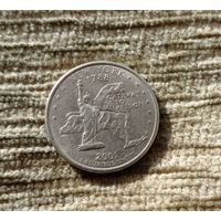 Werty71 США 1 квотер 25 центов 2001  Нью Йорк
