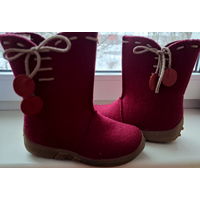Валенки бордовые, как новые, р.29, б.у
