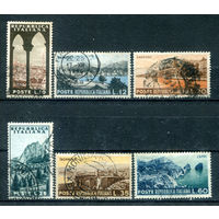 Италия - 1953г. - ландшафты - 6 марок - полная серия, гашёные [Mi 900-905]. #1-It-8-KS-2
