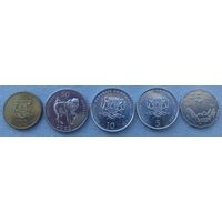 Сомали 100,50,10,5 шиллингов + 5сентов, 1999-2002