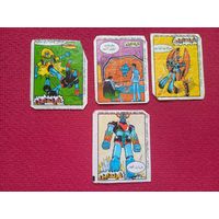 Вкладыши от жвачки Grendizer Грендайзер карты