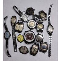 Лот часов СССР. С Рубля без МЦ. Всё с рубля без МЦ