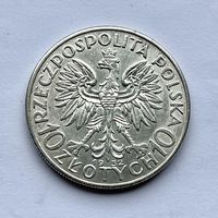 Монета СЕРЕБРО Польша 10 злотых 1932 год Ядвига ОТЛИЧНЫЕ