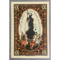 Нотгельд 50 пфеннигов 1921 год. Пёсснек. Веймарская республика