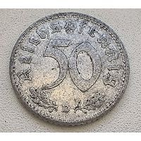 Германия 50 рейхспфеннигов, 1935 D  4-5-15