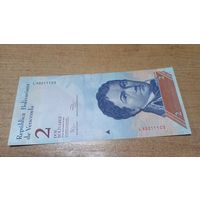 2 боливара 27,12,2012 года Венесуэлы **11103 (Разные даты выпуска)