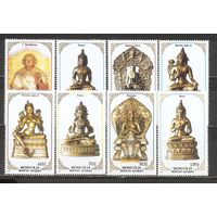 ФФ5 Монголия 1988 Буддийские божества и статуэтки