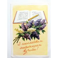 Зеленов 1960 Редкая школа открытка БССР
