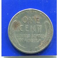 США 1 цент 1943 , Стальной цент