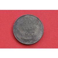 Сан-Марино 10 чентезимо 1937 с 1 руб