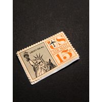 Почтовая марка США Статуя свободы