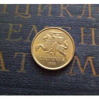 10 центов 1999 Литва #02 XF