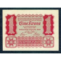 Австро-Венгрия 1 крона 1922 год. UNC-