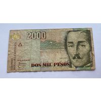 2000 песо 2014 г., Колумбия