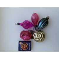 Лот елочных игрушек.