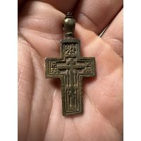 Крестик нательный старинный "Прямоконечный"
