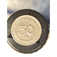 Германия 50 пфеннигов 1950 D