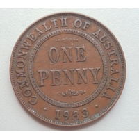 Австралия 1 пенни 1933 год король Георг V