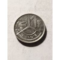 Бельгия 1 франк 1990