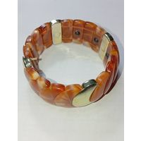 Браслет  под янтарь .