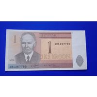 Эстония 1 крона 1992